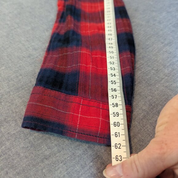 Desigual Women's Embroidered Plaid Shirt - Size S - Picture 10 of 14